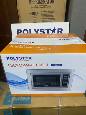 Brand New Polystar Microwave Oven Built-in With Grill Black