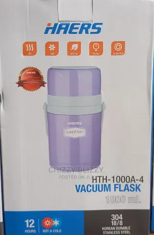 Haers 24hrs Hot and Cold Insulated Vacuum Food Flask