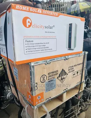 10kwh Lithium Ion Battery and 10kva Felicity Inverter