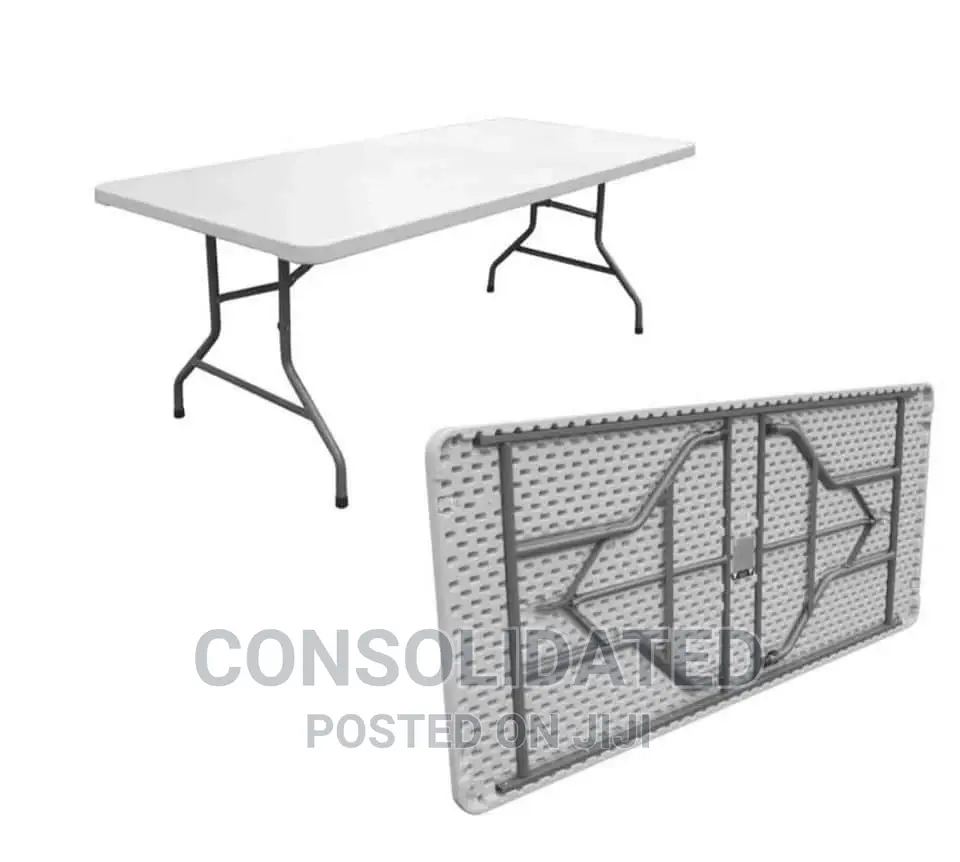 Foldable Rectangular Plastic Table