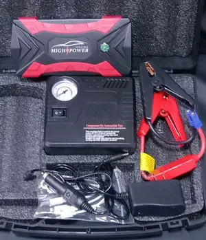 High Power Automobile Jump Starter With Tyre Inflator