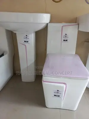 Rockford Luxury Executive Toilet (Pink and White)