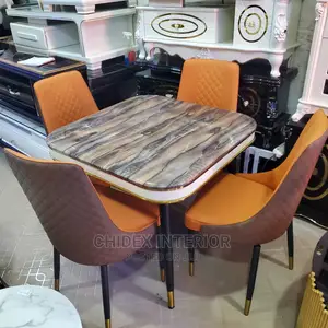 Classic 4 Seaters Marble Dining Table