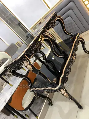 Royal Luxurious Center Table With Two Side Stools