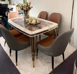 Luxurious Dinning Set With Six Chairs