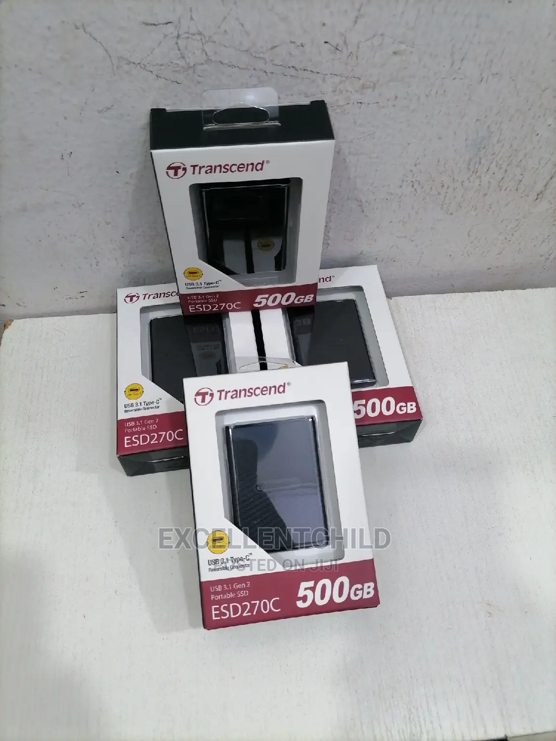 Transcend 500gb Usb 3.1 Type-c Esd270c Portable