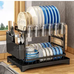 Plate Rack With Cutlery Holder
