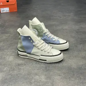 Converse Chuck 70 Plus High Green Beige White Sneakers