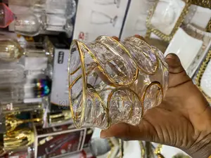 Luxury Golden Glass Cup ( 6pcs)