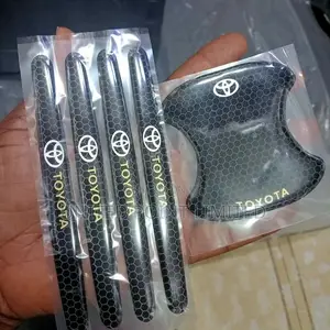 Door Handle Sticker for Toyota Black
