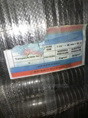 11⁄2" White Wire Hose
