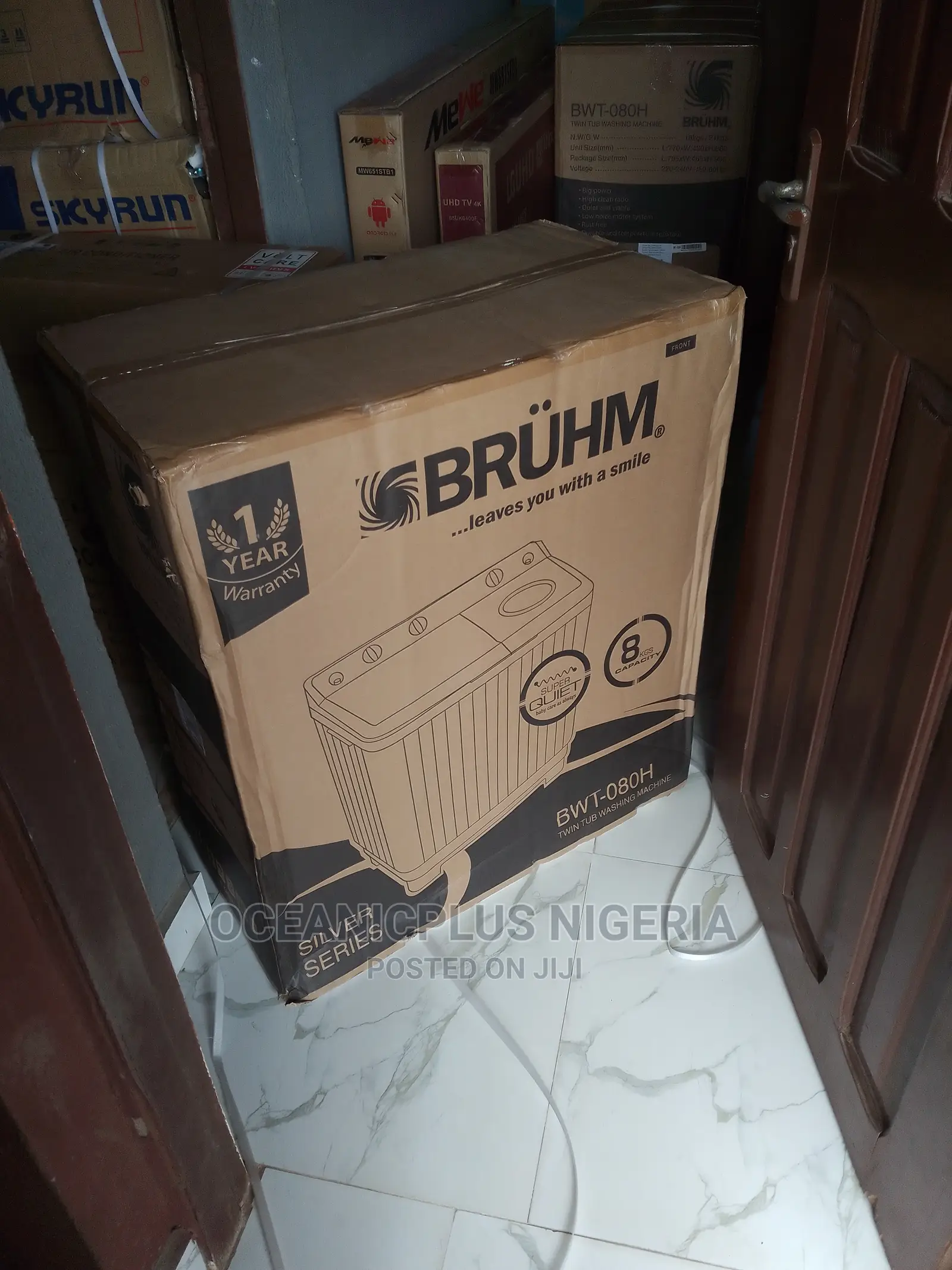 Capable Bruhm 8kg Top Loader Washing Machine