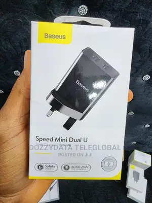 Baseus Speed Mini Dual U Super Fast Charging Charger Adapter