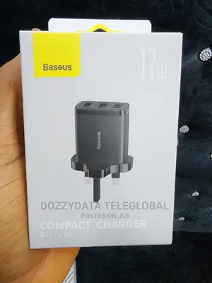 Baseus Compact Charger 3u/17w/Uk