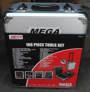 Original Mega M50013 186 Piece Tools Set