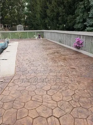 Concretes Stamped Polished Floor