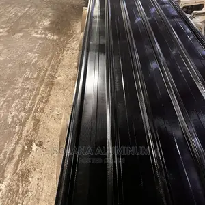 0.70mm Traffic Black Aluminium Longspan Roofing Sheet