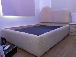A Quality 4.5ft Wide by 6ft Tall Upholstery Bedframe