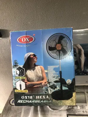 18 Inches Ox Hexa Rechargeable Fan