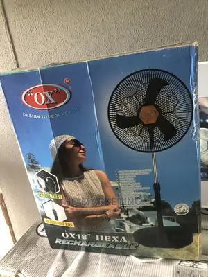 Best Selling Rechargeable Ox Hexa Fan 18 Inches