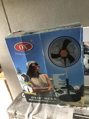 Cool Breeze 18" Rechargeable Ox Hexa Fan