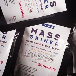 Mass Gainer Whey - Strawberry 100g