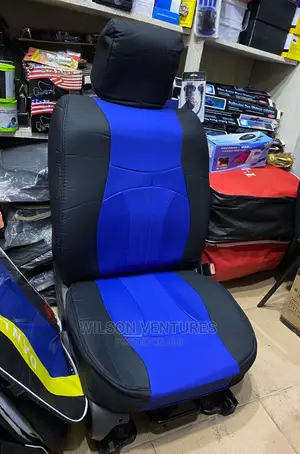 Blue Color 5 Seater Car Leather Seat Cover