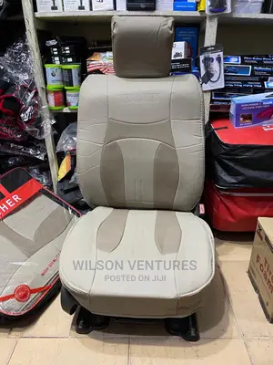 Cream Colour 5 Seater Car Leather Seat Cover
