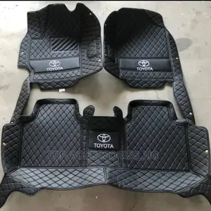Black Tiled Foot Mat for Toyota Camry