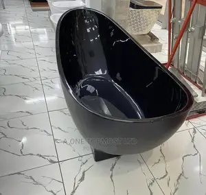 Black Acrylic Bathtub
