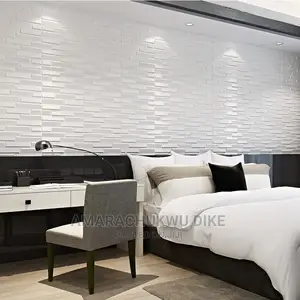 3d Thickened Foam Self Adhesive Wallpaper Wall Sticker-White