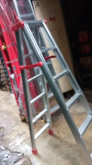 5 Step A Both Sides Aluminum Ladder