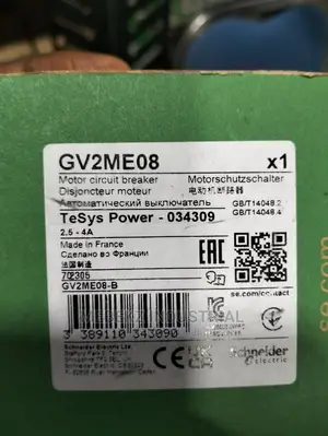 Schneider Motor Protection Circuit Breaker GV2ME08