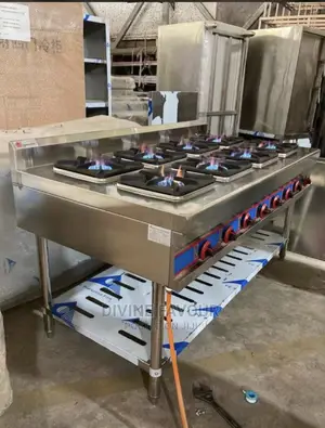 8burner Industrial Gas Cooker