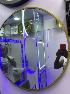 Gold Frame Mirror (70cm)