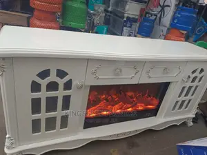 Imported TV Stand Fire Display