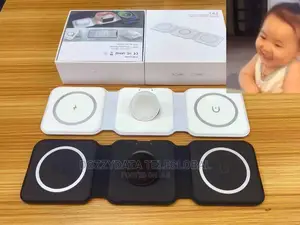 Foldable 3 in 1 Magnetic Wireless Charging Station