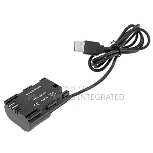 LP-E6 Dummy Battery + USB Cable