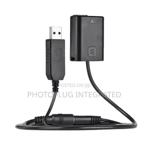 NP-FW50 Dummy Battery + USB Cable