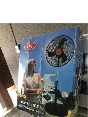 Rechargeable Standing Fan 0x Hexa 18"