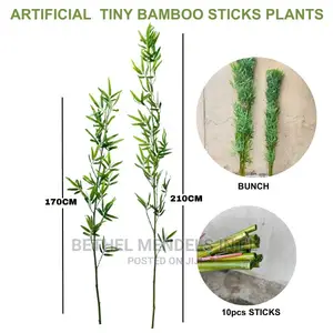 Artificial Tiny Bamboo Stick Plants (10ps/Bunch) | Bulk Sale
