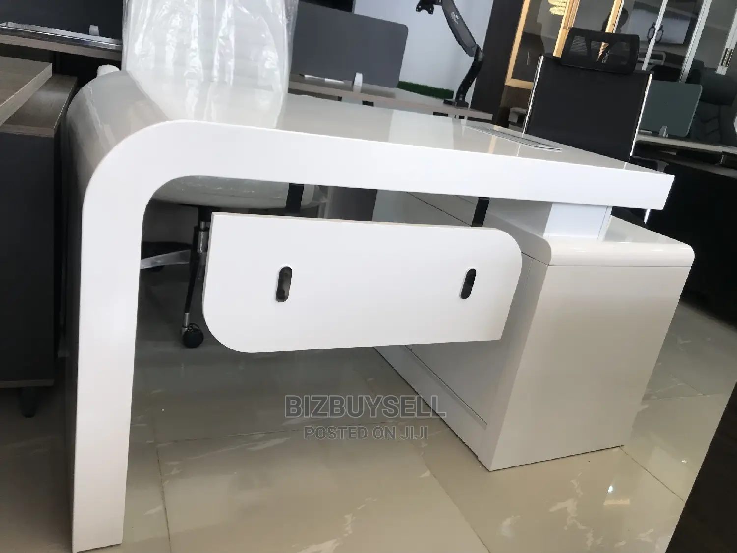 Office Executive Table (White)