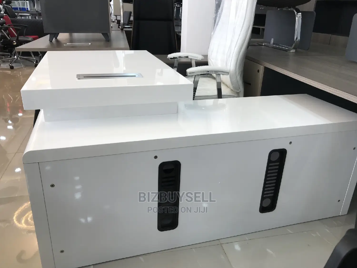 Office Executive Table (White)