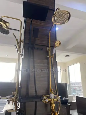 Antique Gold Shower Set