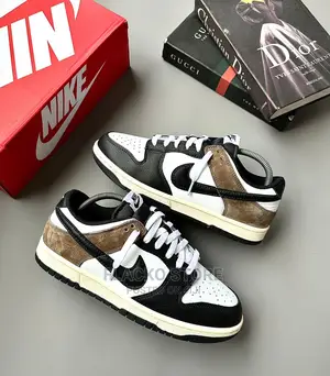 Original Nike Dunk Low by You Dark Mocha Hommage Sneakers