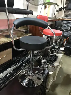 Black Swivel Bar Stool