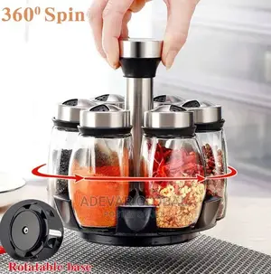 360 Rotating Spice Rack Complete Set