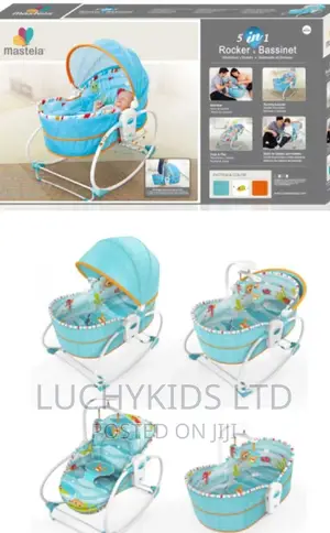 5 in 1 Baby Bassinet and Rocker