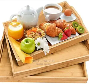 3 in 1 Bamboo Serving Trays