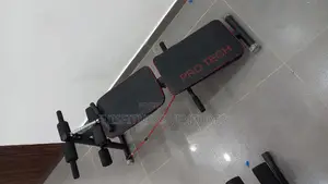 Foldable Situp Bench With Spring and Ropes
